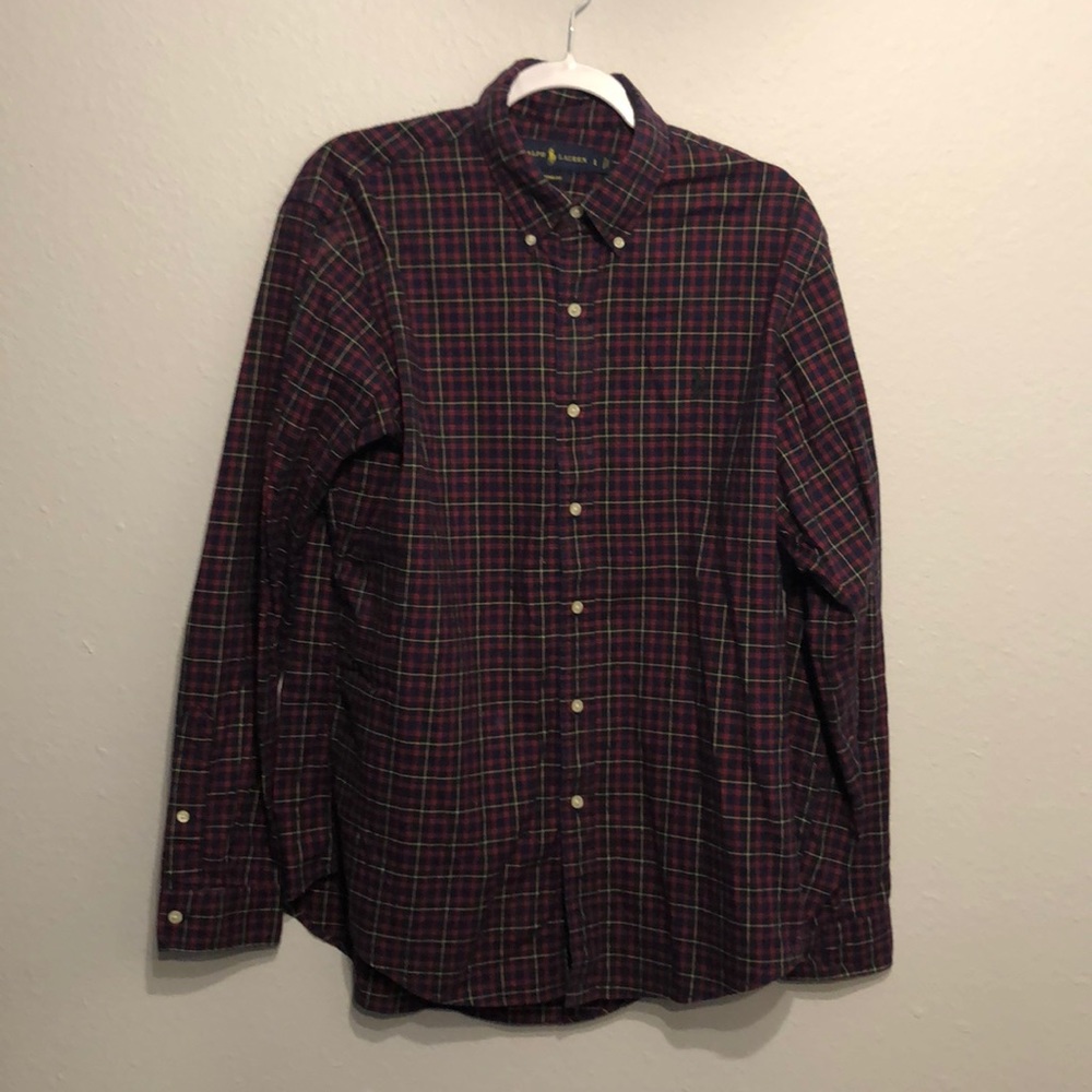 Ralph Lauren button down polo shirt large